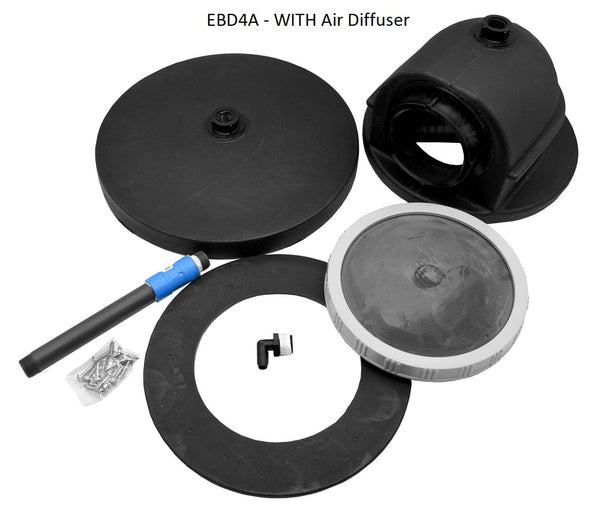 EasyPro 4-Inch Bottom Drain with Roto-Molded Design Offers Strength
