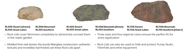 AtlanticĀ® Skimmer & Pump Vault Rock Lid