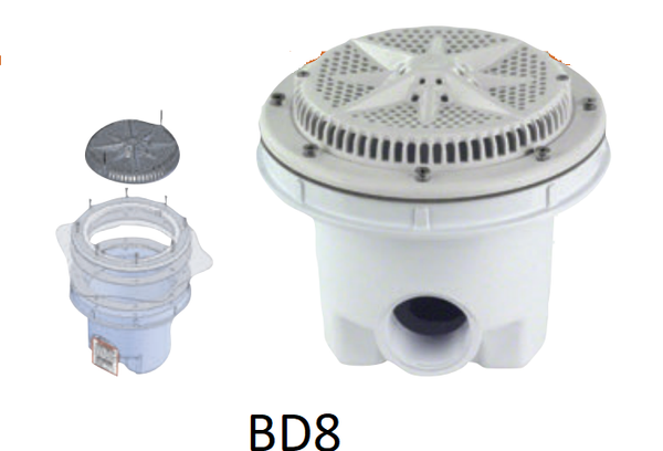 EasyPro™ 2-Inch Bottom Drains - BD8