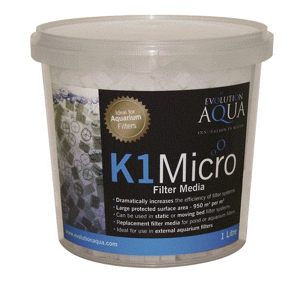 Evolution Aqua K1 Micro Media - Biological Filter Micro Media