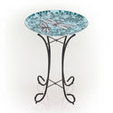 18’’ Dragonfly Duo Mosaic Glass Birdbath - Birdbath