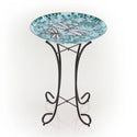18’’ Dragonfly Duo Mosaic Glass Birdbath - Birdbath