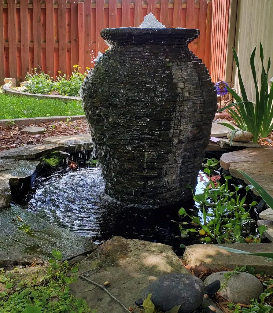 Assembling Your Aquascape® Medium Stacked Slate Urn