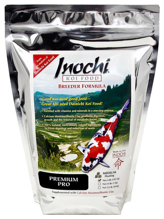 Inochi Pro Premium Koi Food Medium Pellet - Highly Digestible