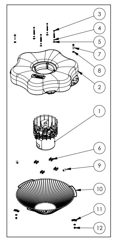 Kasco® Surface Aerator Replacement Parts