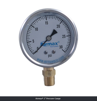 Airmax® 2’’ Pressure Gauge - Fountain & Pond Accessories