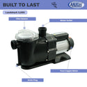 Anjon™ LandShark™ Self-Priming External Pond Pumps - 2000