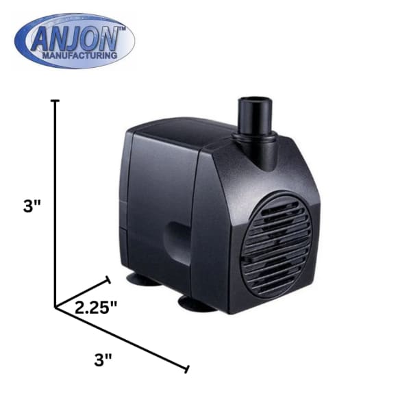 Anjon™ Little Frog™ Statuary & Fountain Pumps - 250 GPH