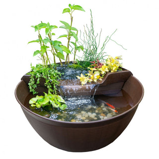 Aquascape® AquaGarden Mini Pond Kit - Mocha - Fountain &