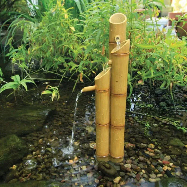 Aquascape® Pouring Three-Tier Bamboo Fountain