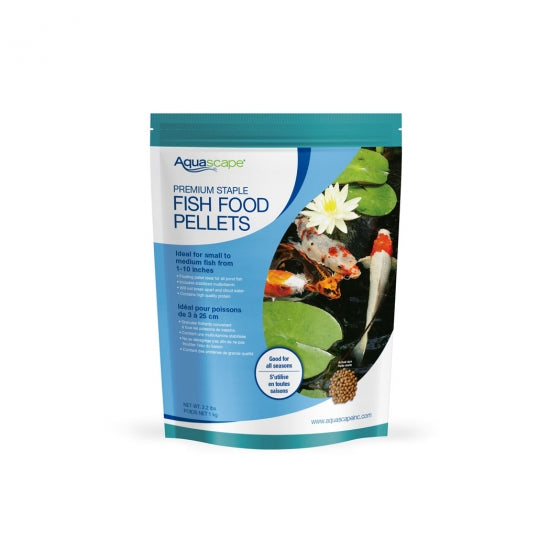 Aquascape® Premium Staple Fish Food Pellets - Medium