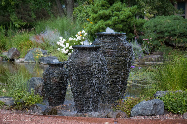 Aquascape®Stacked Slate Urns