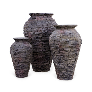 Aquascape®Stacked Slate Urns