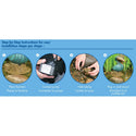 Aquascape toucan fountain ornament for garden ponds