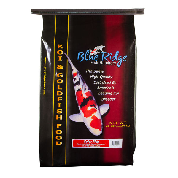 Blue Ridge Color Rich Formula Koi & Goldfish Food Pellet