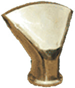 Brass Fountain Nozzle - Angle Fan Jet