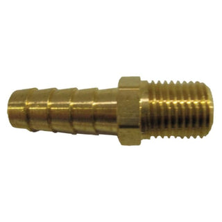 Brass Straight Barbed Male Hose Adapters