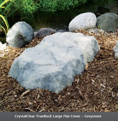 CrystalClear® TrueRock™ Cover Rocks - Large Greystone