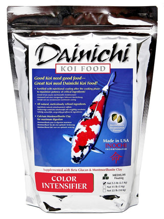 Dainichi® Color Intensifier Koi Food Medium Pellets - Fish