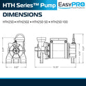 EasyPro™ HTH Horizontal Stainless Steel Pumps 20’ 50’