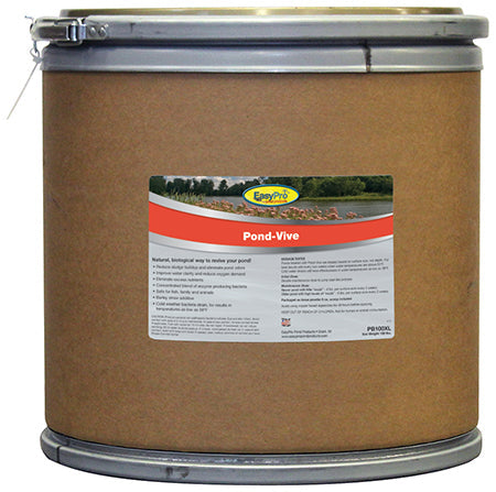 EasyPro™ Pond-Vive Pond Beneficial Bacteria - 100 Lbs Fiber