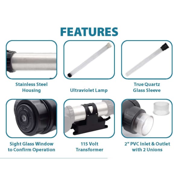 EasyPro™ PRO-CLEAR™ UV ULTRA Stainless Steel