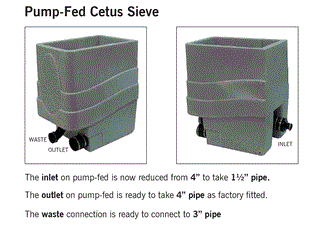 Evolution Aqua Cetus Sieve Pond Pre-Filter - Pump