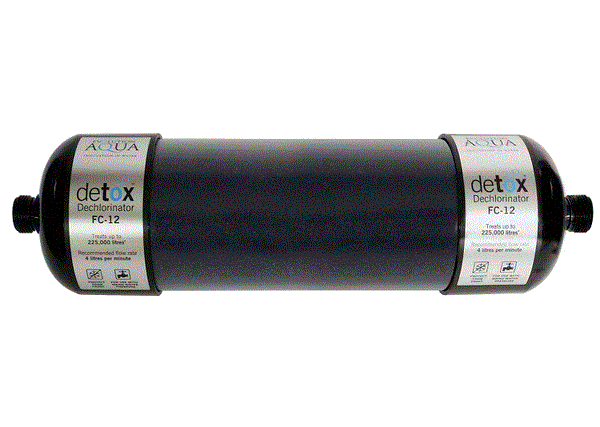 Evolution Aqua Detox Dechlorinator Carbon In-Line Filters