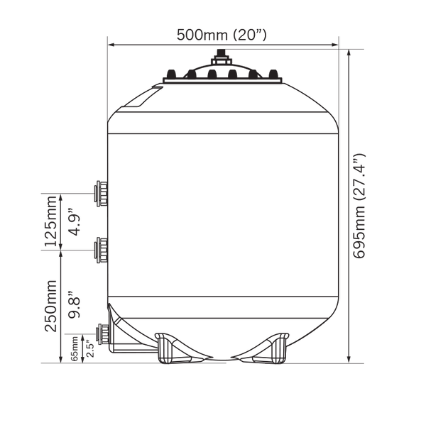 Evolution Aqua K + Advanced Pressure Filters - Fountain &