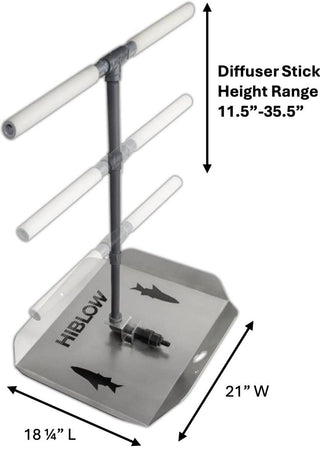 Hiblow® Adjustable Height Diffuser - For Deeper Water