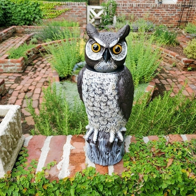 Motion-Activated Solar Owl - Fountain & Pond Accessories