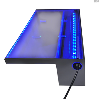 PondMaster® 12’’ Blue LED Acrylic Spillway