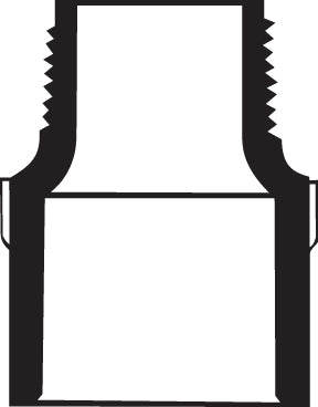 PVC Male (MPT) X SLIP Pipe Adapter