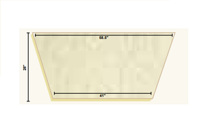 Replacement Filter Mat 58.5’’ x 41’’ x 28’’