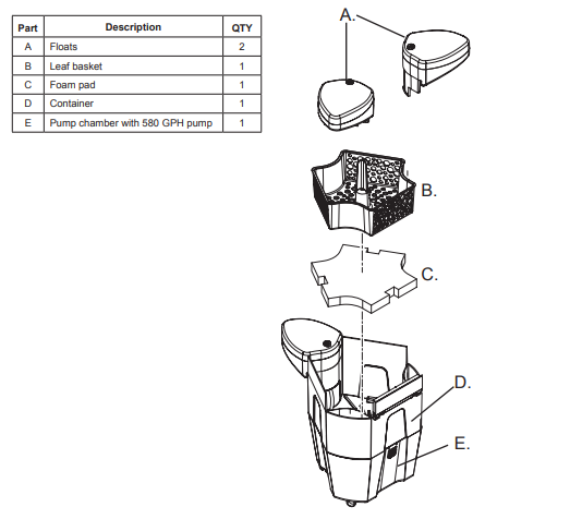 Replacement Parts for Atlantic® Oase SwimSkim