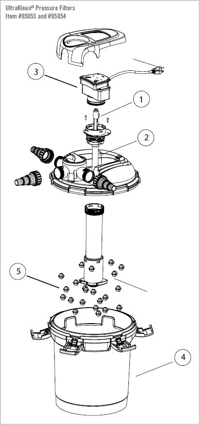 UltraKlean™ Biological Pressure Filter Quartz Sleeve