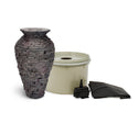 Aquascape® Small Stacked Slate Urn Landscape Fountain Kit