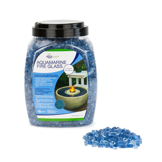 Buy aquamarine Aquascape® 1/4&quot; Reflective Fire Glass