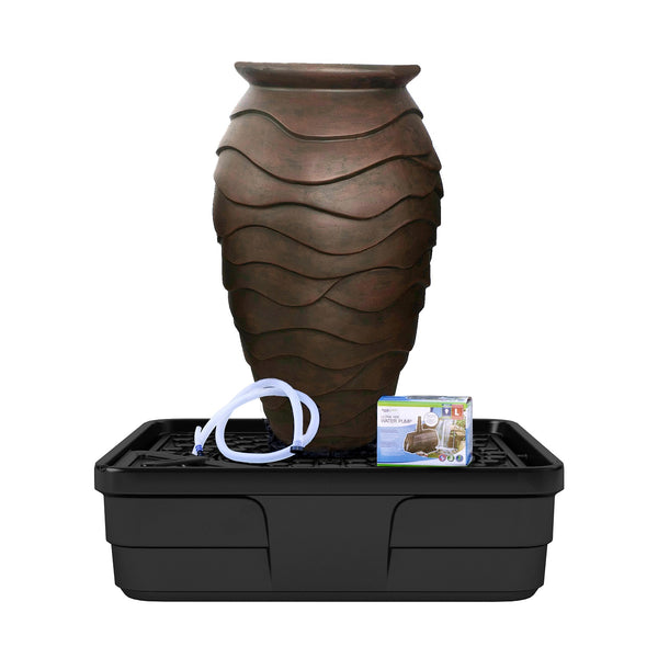 Aquascape® Medium Scalloped Urn Landscape Fountain Kit