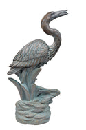 EasyPro™ Bronze Resin Heron Fountain