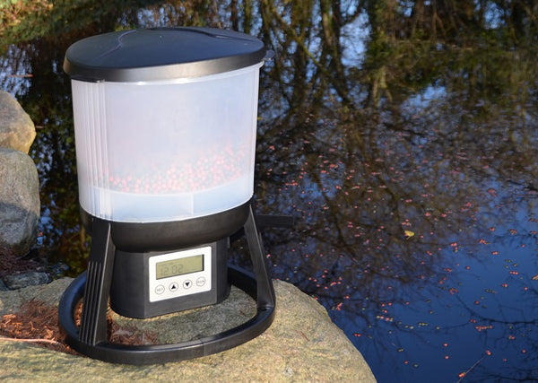Evolution Aqua EvoFeed Automatic Fish Feeder- Rechargeable Lithium Battery