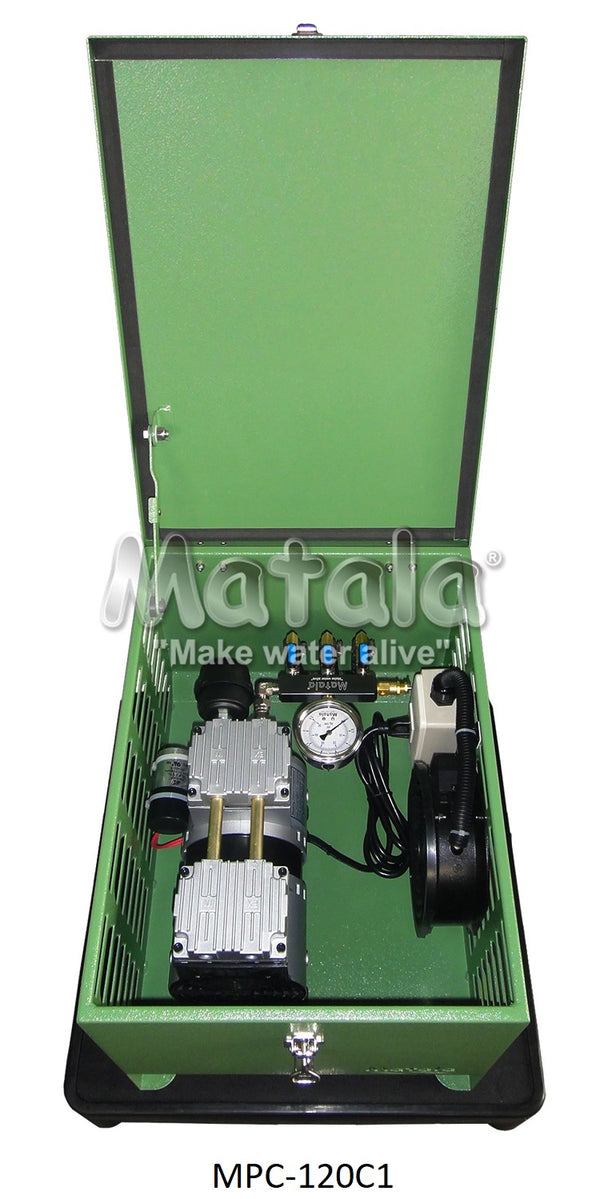 Matala Lake Aeration Rocking Piston Compressors Systems with Cabinet