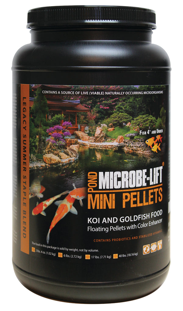 Microbe-Lift® Legacy Mini Pellets - For Young Fish Under 4 Inches