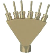 Brass Fountain Nozzle - Finger Jet