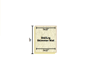 Replacement Filter Mat 14.5" x 14.5 x 18"