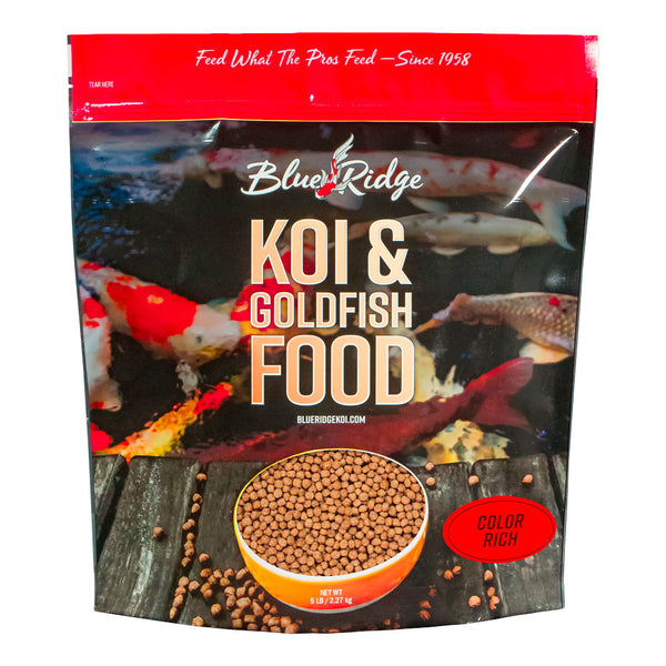 Blue Ridge Color Rich Formula Koi & Goldfish Food Pellet