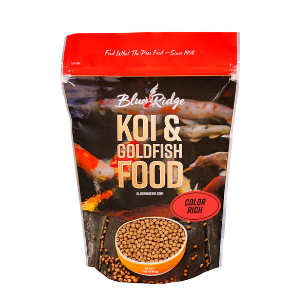 Blue Ridge Color Rich Formula Koi & Goldfish Food Pellet