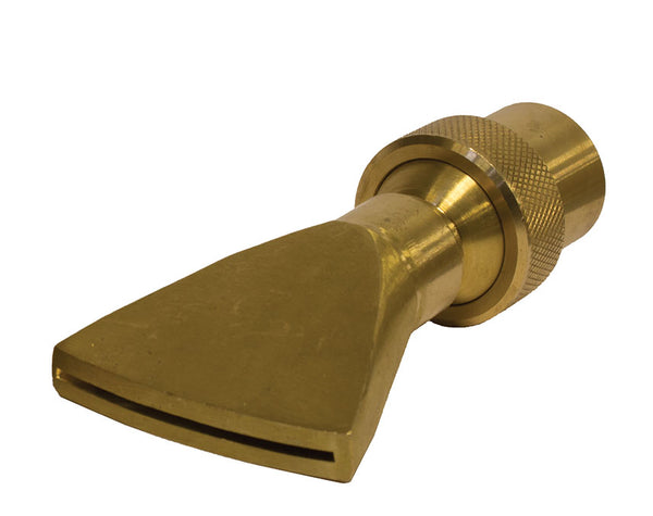 Brass Fountain Nozzle - Angle Fan Jet