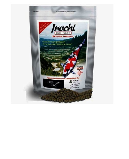 Inochi Pro Premium Koi Food Medium Pellet - Highly Digestible