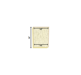 Replacement Filter Mat 15" x 14" x 19"